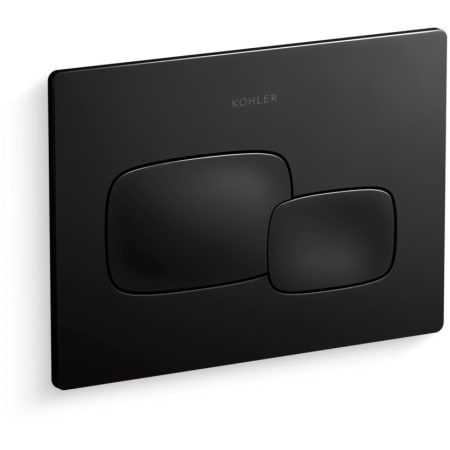 Kohler Cue 1.6 / 0.8 GPF Dual Flush Actuator Plate Black Black