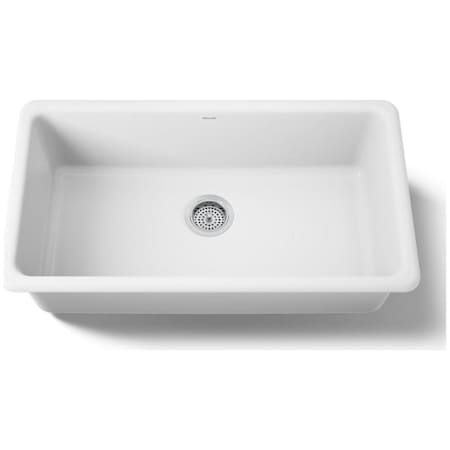 Kohler Iron/Tones 33" Undermount Single Basin Enameled Cast Iron Kitchen Sink White