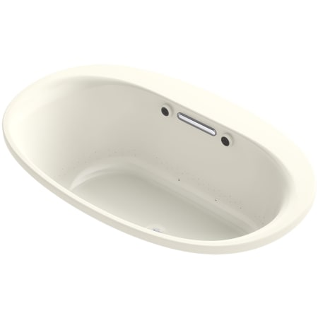 Kohler Underscore Oval 60" Drop In Acrylic Air Tub with Center Drain and Overflow Biscuit