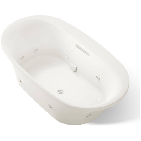 Kohler Underscore 66" Drop In Acrylic Experience Tub with Center Drain and Overflow Biscuit