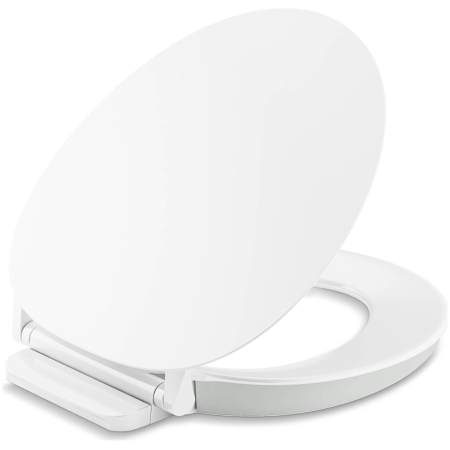 Kohler Cymbal Round Toilet Seat with ReadyLatch Technology White