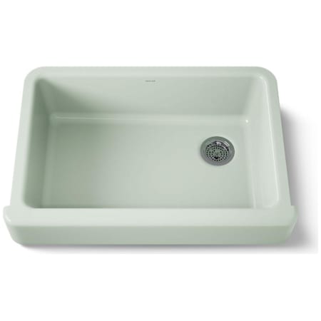 Kohler Whitehaven 32-1/2" Self-Trimming Farmhouse Single Basin Enameled Cast Iron Kitchen Sink Aspen Green