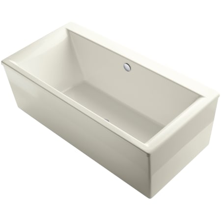 Kohler Stargaze 72" Free Standing Bath Tub with Lumbar Support and Center Drain Biscuit