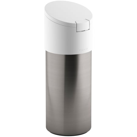 Kohler Stainless Steel Clean Wipes Dispenser with Silicone Seal White