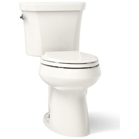 Kohler Highline 1.6 / 1.1 GPF Dual Flush Two Piece Comfort Height Toilet with Left Hand Lever and 10" Rough In - Seat Not Included Biscuit