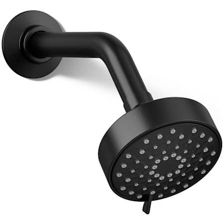 Kohler Awaken 1.75 GPM Multi Function Shower Head with MasterClean Sprayface Technology Matte Black