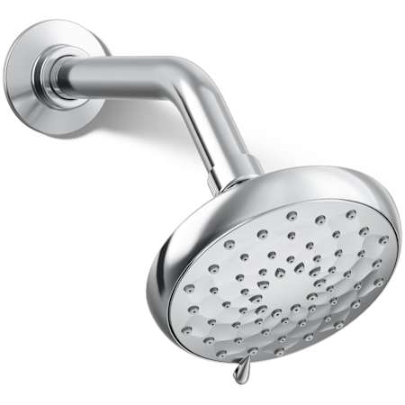 Kohler Awaken 1.5 GPM Multi Function Shower Head with MasterClean Sprayface Technology Polished Chrome
