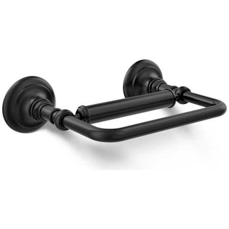 Kohler Artifacts Single Bar Horizontal Tissue Holder Matte Black