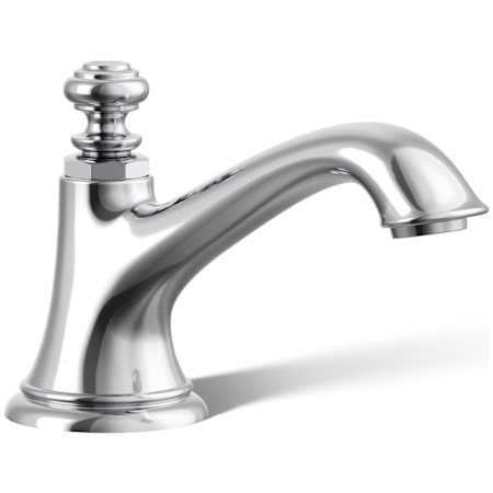 Kohler Artifacts 1.2 GPM Widespread Bathroom Faucet with Pop-Up Drain Assembly Polished Chrome
