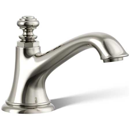 Kohler Artifacts 1.2 GPM Widespread Bathroom Faucet with Clicker Drain Assembly Vibrant Polished Nickel