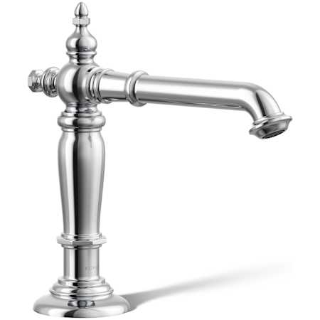 Kohler Artifacts 1.2 GPM Widespread Bathroom Faucet with Pop-Up Drain Assembly - Less Handles Polished Chrome