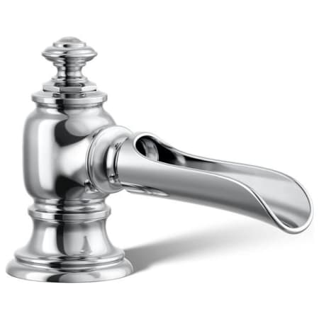 Kohler Artifacts 1.2 GPM Widespread Bathroom Faucet with Pop-Up Drain Assembly - Less Handles Polished Chrome