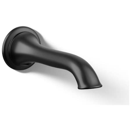 Kohler Artifacts Non Diverter Wall Mounted Tub Spout with Flare Design Matte Black