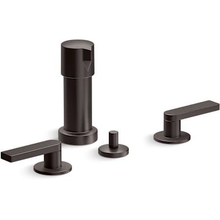 Kohler Composed Bidet Faucet with Lever Handles Brushed Graphite