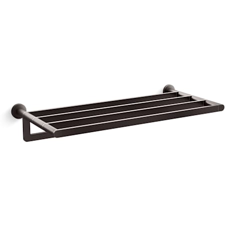 Kohler Composed 24" Brass Towel Rack Brushed Graphite