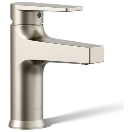 Kohler Taut 1.2 GPM Single Hole Bathroom Faucet with Pop-Up Drain Assembly Brushed Nickel