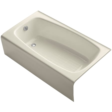 Kohler Seaforth Collection 54" Three Wall Alcove Seaforth Bath Tub with Left Hand Drain Almond
