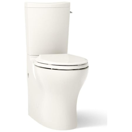 Kohler Persuade Curv 1.0 / 1.6 GPF Dual Flush Two Piece Elongated Chair Height Toilet with Hand Lever - Less Seat Biscuit
