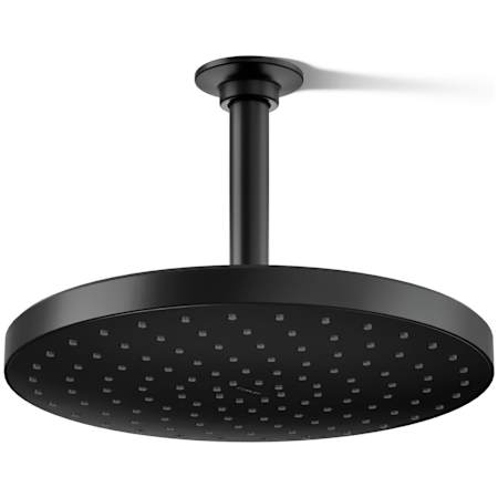 Kohler Awaken Round 10" Single Function 2.5 GPM Rainhead with MasterClean Sprayface Matte Black