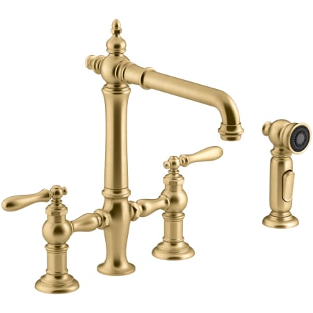 Vibrant Brushed Moderne Brass