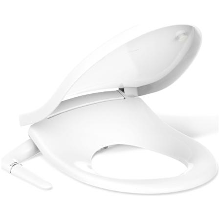Kohler PureWash M250 Round-Front Bidet Toilet Seat with Adjustable Water Position and Pressure, Automatically Rinsing Self-Cleaning Wand, Quiet-Close, Quick-Release, and Quick-Attach Technologies White