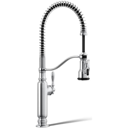 Kohler Tournant 1.5 GPM Single Hole Pre-Rinse Kitchen Faucet Polished Chrome