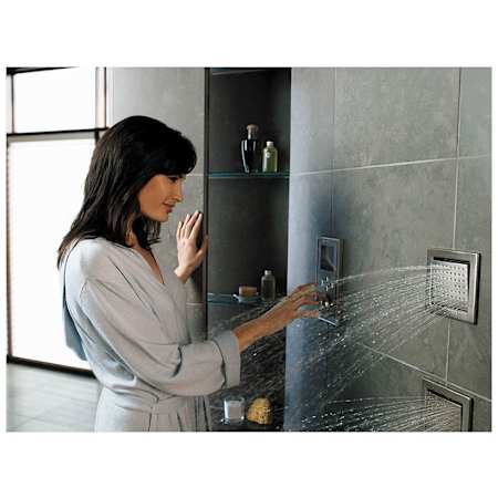Kohler K-8002-CP WaterTile Spray carré pour carrosserie Chromé poli