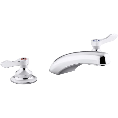Kohler Triton Bowe 1 GPM Deck Mounted Bathroom Faucet with Lever Handles and Laminar Flow Polished Chrome
