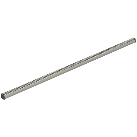 Kohler 1-1/4" x 48" Linear Drain Grate With Lattice Pattern Anodized Brushed Nickel