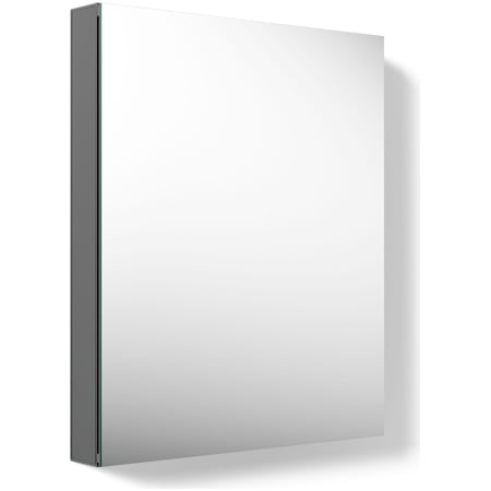 Kohler Maxstow 20" x 24" Frameless Single Door Medicine Cabinet Dark Anodized Aluminum