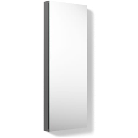 Kohler Maxstow 15" x 40" Frameless Single Door Medicine Cabinet Dark Anodized Aluminum