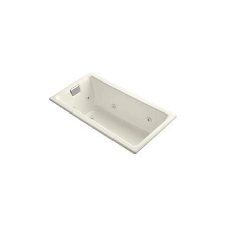 Kohler Tea-For-Two 60" Drop In, Undermount Acrylic Experience Tub with Reversible Drain, Overflow and Custom Pump Location Biscuit