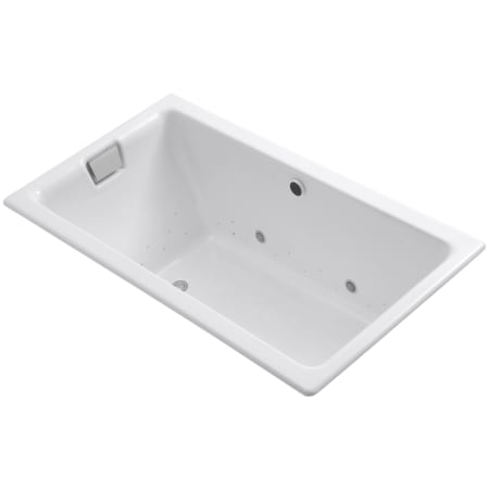 Kohler Tea-For-Two 66" Drop In Cast Iron Air Tub with Reversible Drain and Overflow White