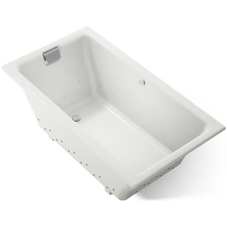 Kohler Tea-For-Two 66" Drop In Cast Iron Air Tub with Reversible Drain and Overflow Dune