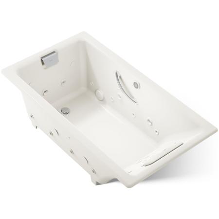 Kohler Tea-for-Two Collection 66" Undermount or Drop In Effervescence Bath Tub with Reversible Drain Biscuit