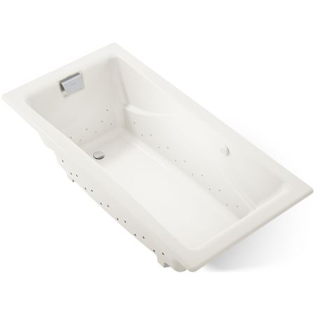 Kohler Tea-For-Two 72" Drop In Cast Iron Air Tub with Reversible Drain and Overflow Biscuit