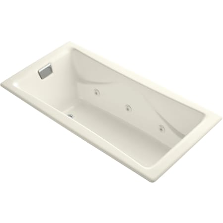 Kohler Tea-For-Two 72" Drop In, Undermount Acrylic Experience Tub with Reversible Drain, Overflow and Custom Pump Location Biscuit