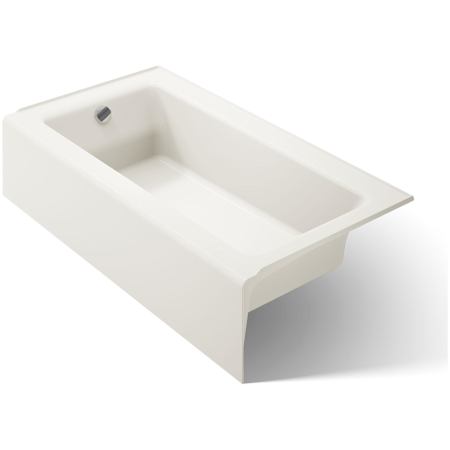 Kohler Bellwether Collection 60" Three Wall Alcove Bath Tub with Integral Apron and Left Hand Drain Biscuit