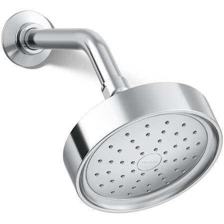 Kohler Purist 2.5 GPM Single Function Shower Head with MasterClean and Katalyst Air-Induction Spray Technology Chrome