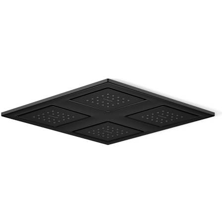 Kohler WaterTile Rain 9-7/8" Square 2.4 GPM Overhead Showering Panel with Four 22-Nozzle Fully Adjustable Sprayheads Featuring MasterClean Sprayfaces Matte Black