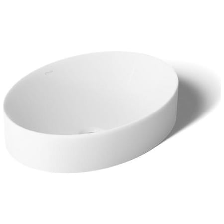 Kohler Vox 20" Vessel Vitreous China Bathroom Sink with Overflow White