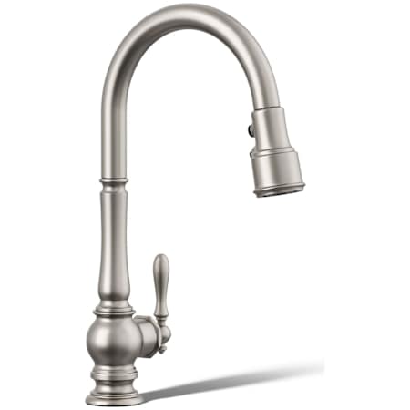 Kohler Artifacts 1.5 GPM Single Hole Pull Down Kitchen Faucet Vibrant Stainless