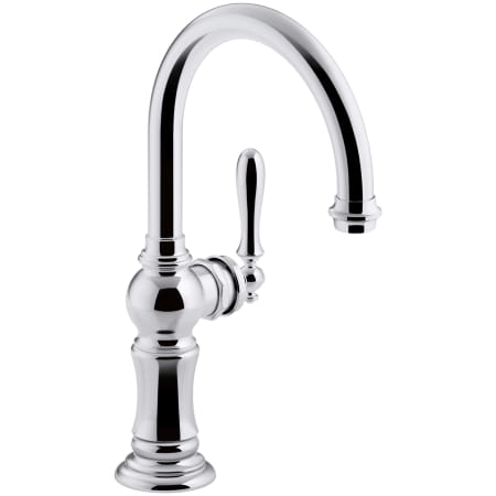 Kohler Artifacts 1.5 GPM Single Hole Kitchen Faucet - Includes Escutcheon Polished Chrome