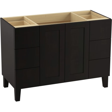 Kohler Poplin 48" Vanity Cabinet Only - Free Standing Installation Type Batiste Black