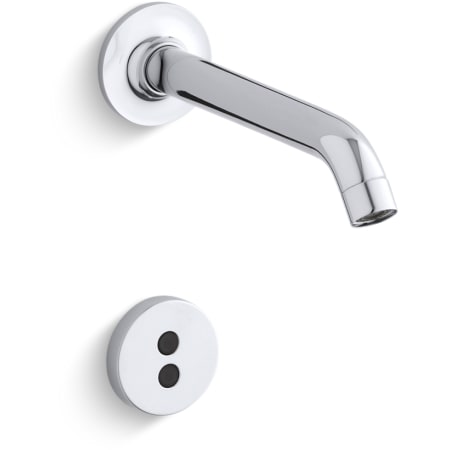 Kohler Purist Wall Mount Bathroom Faucet - Without Drain Assembly Polished Chrome