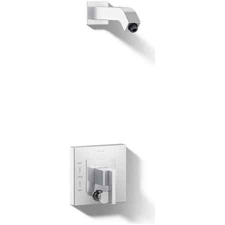 Kohler Loure Shower Only Trim Package - Less Shower Head and Rough In Polished Chrome