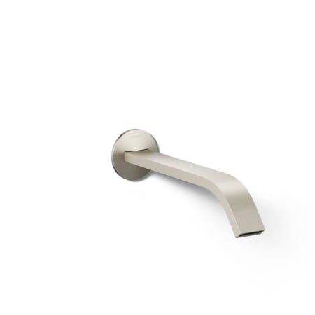Kohler Components 1.2 GPM Wall Mounted Widespread Bathroom Faucet with Ribbon Design Spout - Less Handles Vibrant Brushed Nickel