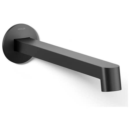 Kohler Components 1.2 GPM Wall Mounted Bathroom Faucet Spout with Row Design - Less Handles Matte Black