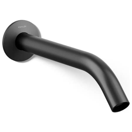 Kohler Components 1.2 GPM Wall Mounted Bathroom Faucet Spout with Tube Design - Less Handles Matte Black