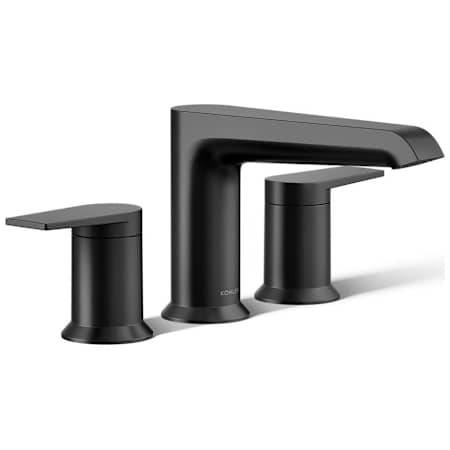 Kohler Hint Deck Mounted Roman Tub Filler Matte Black